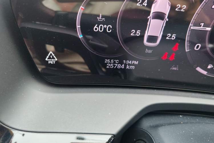 Used Porsche Panamera 2024 Panamera 2.9T Odometer Close Up