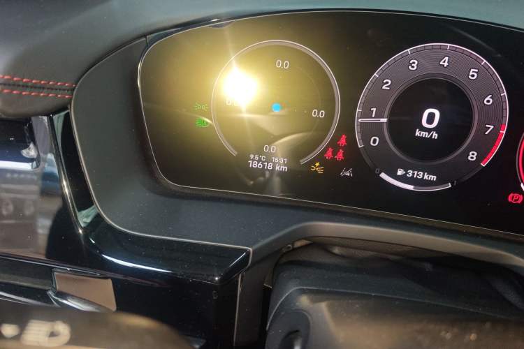 Used Porsche Panamera 2024 Panamera Executive Long Wheelbase 2.9T Odometer Close Up