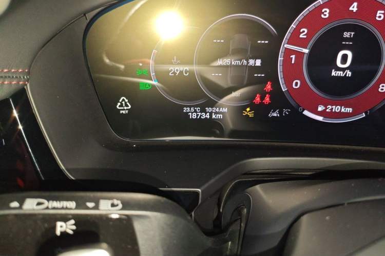 Used Porsche Panamera 2024 Panamera 2.9T Odometer Close Up