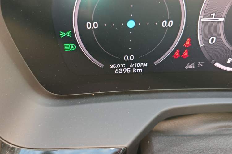 Used Porsche Panamera 2024 Panamera 4 Executive Long Wheelbase 2.9T Odometer Close Up
