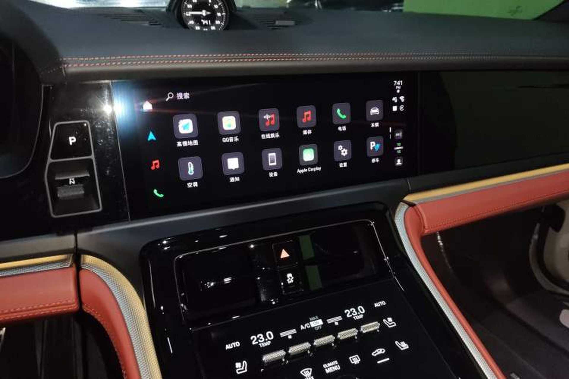 Used Porsche Panamera 2024 Panamera 2.9T Audio And AC Panel