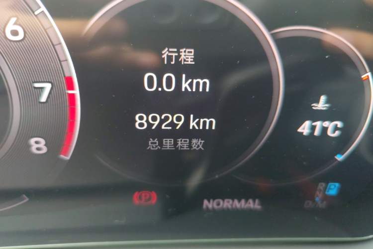Used Porsche Panamera 2024 Panamera 2.9T Odometer Close Up