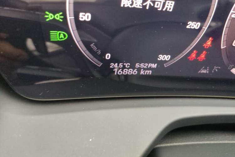 Used Porsche Panamera 2024 Panamera Executive Long Wheelbase 2.9T Odometer Close Up