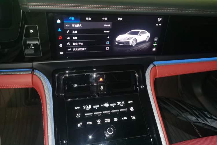 Used Porsche Panamera 2024 Panamera Executive Long Wheelbase 2.9T Audio And AC Panel