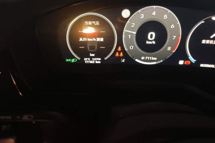 Used Porsche Panamera 2024 Panamera 2.9T Odometer Close Up
