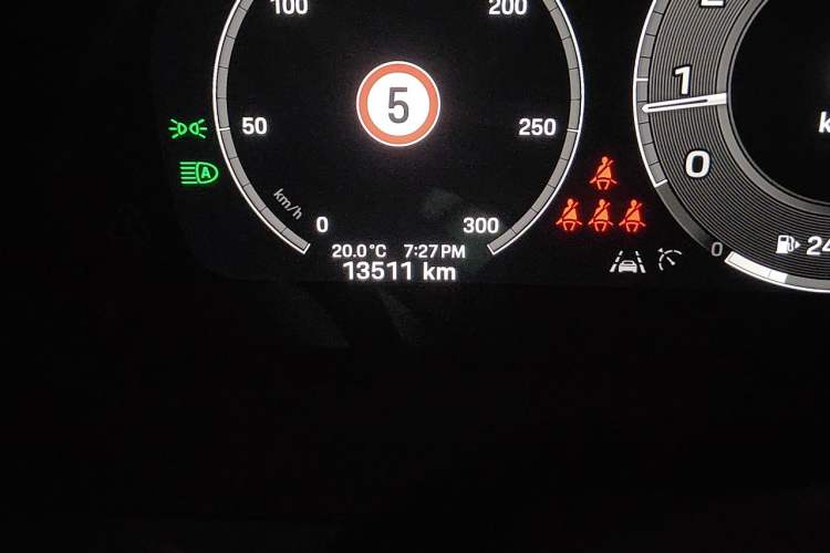 Used Porsche Panamera 2024 Panamera 2.9T Odometer Close Up