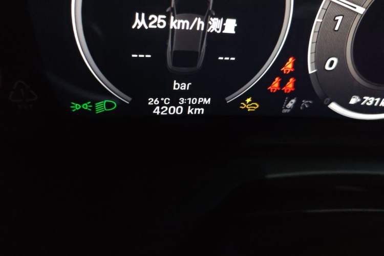 Used Porsche Panamera 2024 Panamera 2.9T Odometer Close Up