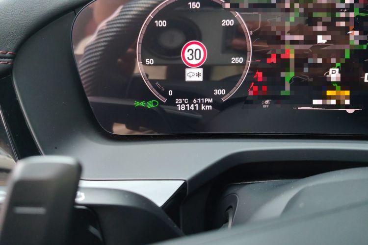 Used Porsche Panamera 2024 Panamera 2.9T Odometer Close Up