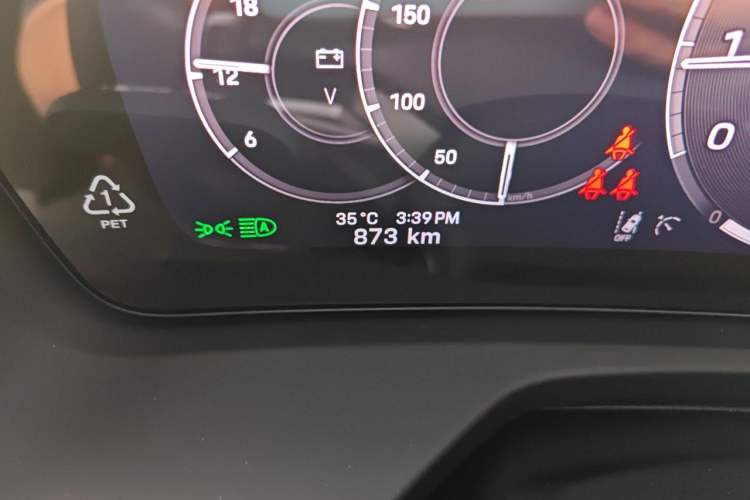 Used Porsche Panamera 2026 Model Panamera 2.9T Odometer Close Up