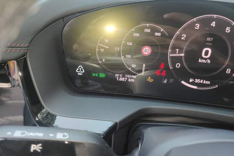 Used Porsche Panamera 2026 Model Panamera Enjoyment Edition 2.9T Odometer Close Up