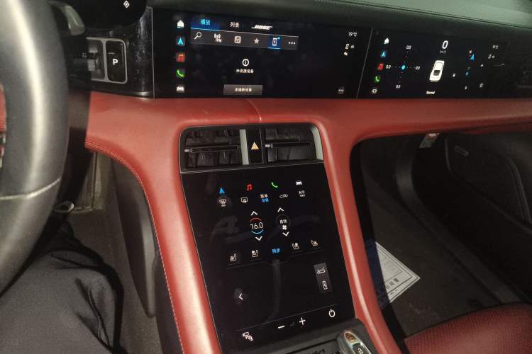 Used Porsche Taycan 2020 Taycan Audio And AC Panel