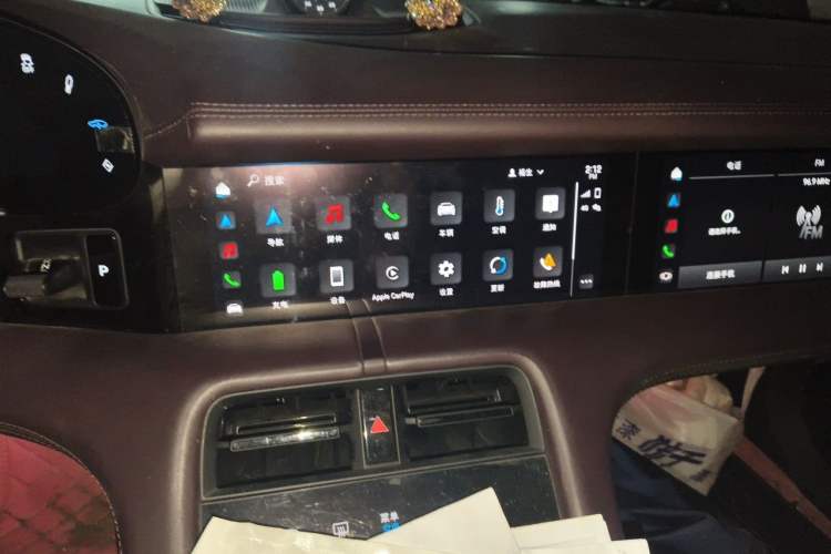 Used Porsche Taycan 2019 Taycan 4S Audio And AC Panel