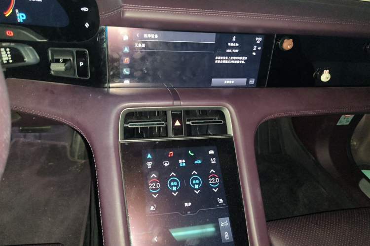 Used Porsche Taycan 2019 Taycan 4S Audio And AC Panel
