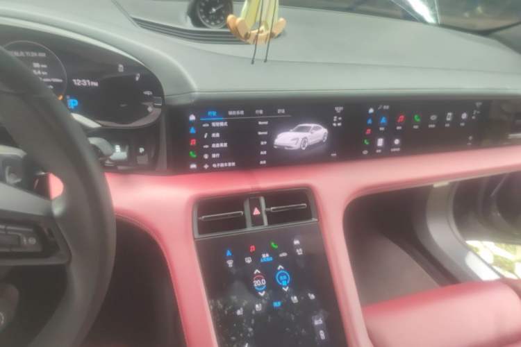 Used Porsche Taycan 2019 Taycan Turbo Audio And AC Panel