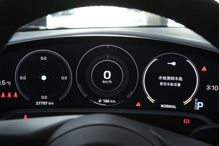 Used Porsche Taycan 2019 Taycan 4S Odometer Close Up