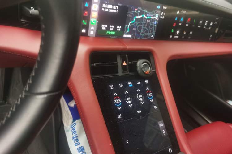 Used Porsche Taycan 2019 Taycan 4S Audio And AC Panel