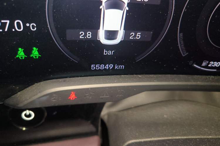Used Porsche Taycan 2019 Taycan 4S Odometer Close Up