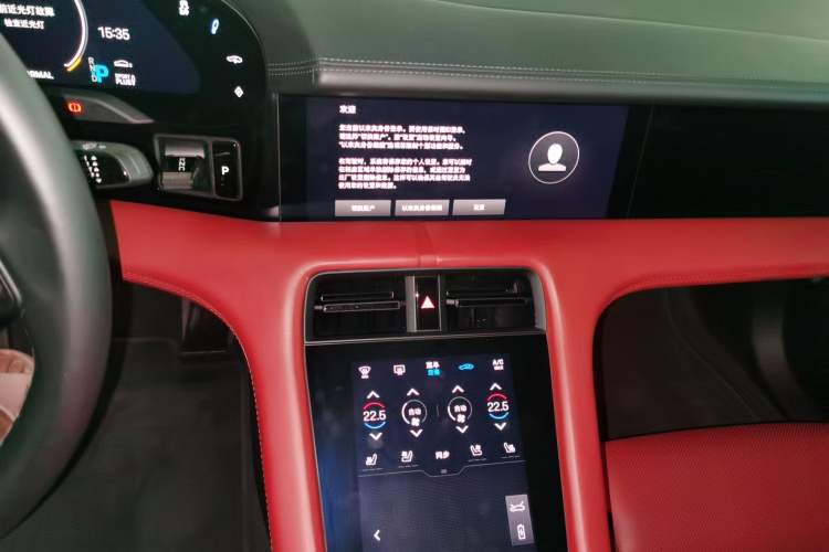Used Porsche Taycan 2019 Taycan 4S Audio And AC Panel