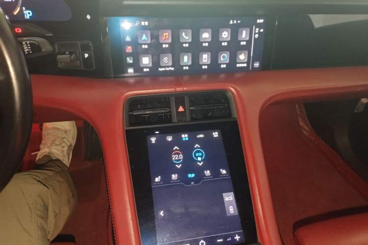 Used Porsche Taycan 2020 Taycan Audio And AC Panel