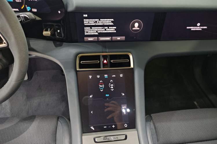 Used Porsche Taycan 2020 Taycan Audio And AC Panel