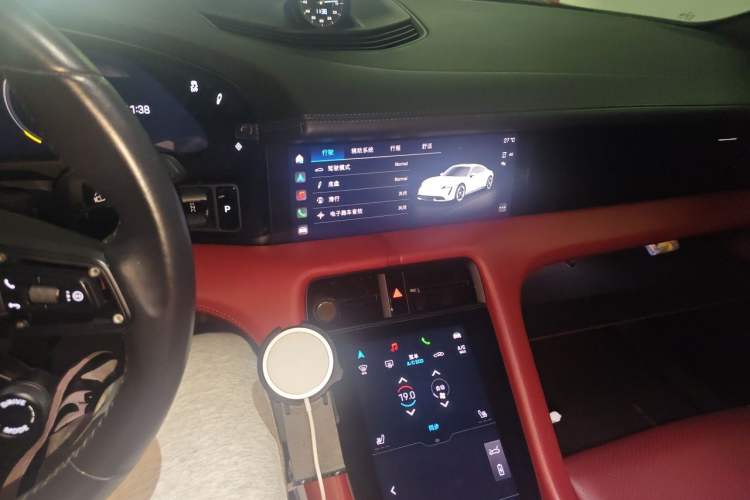 Used Porsche Taycan 2020 Taycan Audio And AC Panel