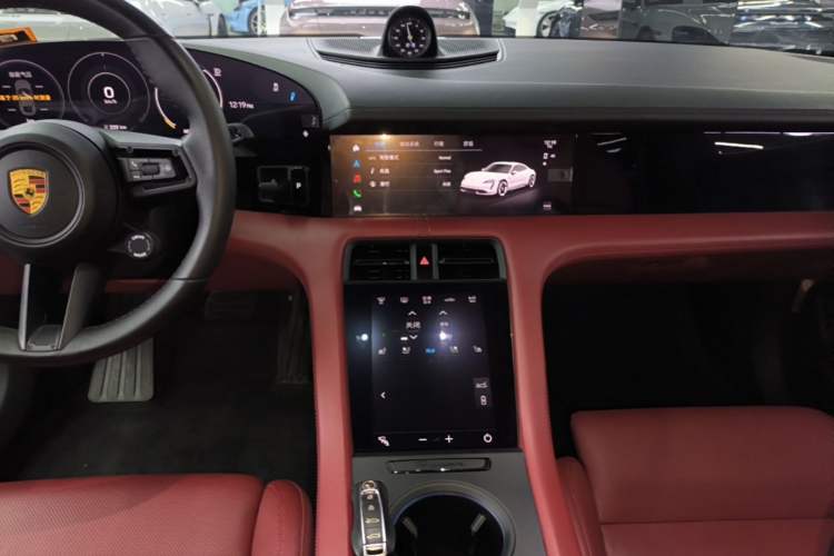 Used Porsche Taycan 2020 Taycan Audio And AC Panel