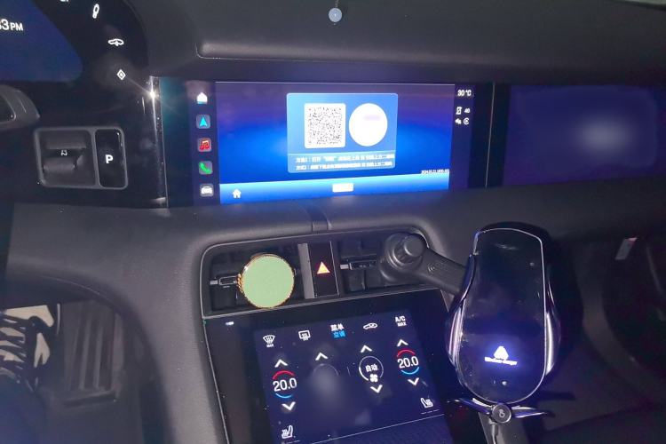 Used Porsche Taycan 2020 Taycan Audio And AC Panel