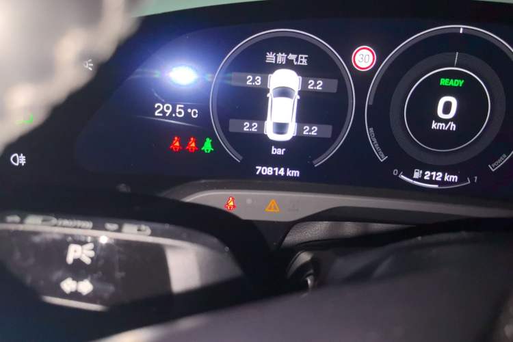 Used Porsche Taycan 2020 Taycan Odometer Close Up