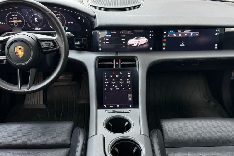 Used Porsche Taycan 2020 Taycan Audio And AC Panel