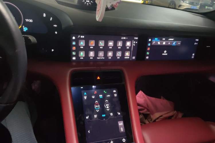Used Porsche Taycan 2020 Taycan Audio And AC Panel