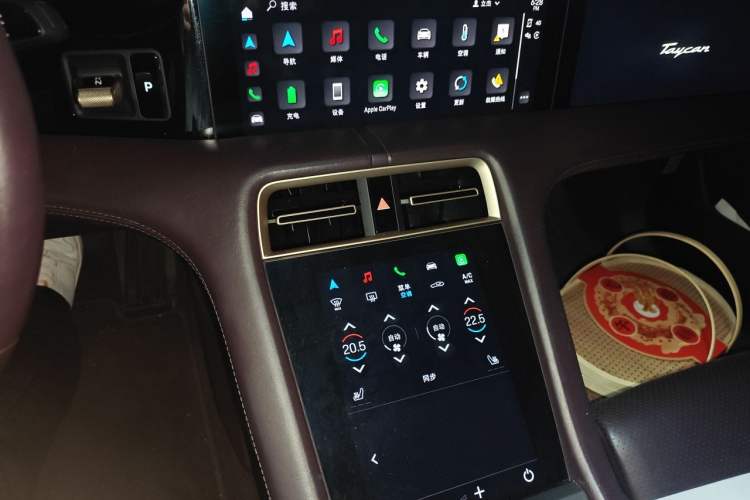 Used Porsche Taycan 2020 Taycan Audio And AC Panel