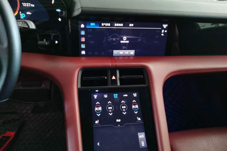 Used Porsche Taycan 2020 Taycan Audio And AC Panel