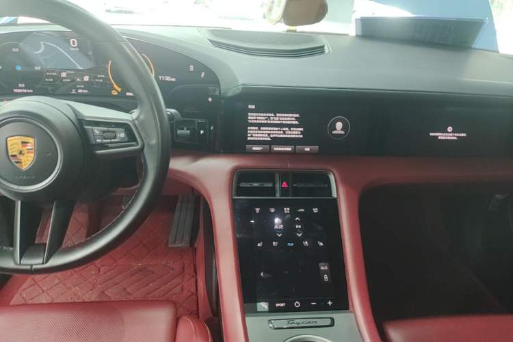 Used Porsche Taycan 2020 Taycan Audio And AC Panel
