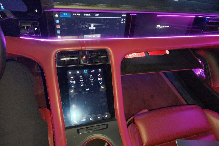Used Porsche Taycan 2020 Taycan Audio And AC Panel