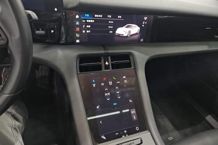 Used Porsche Taycan 2020 Taycan Audio And AC Panel