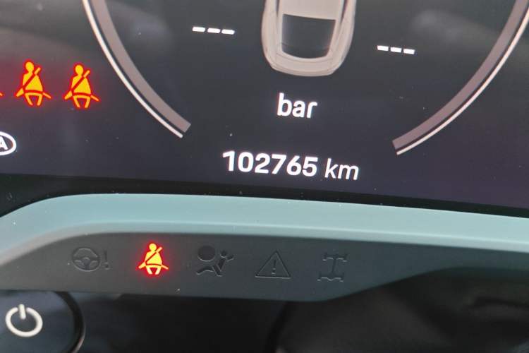 Used Porsche Taycan 2020 Taycan Odometer Close Up