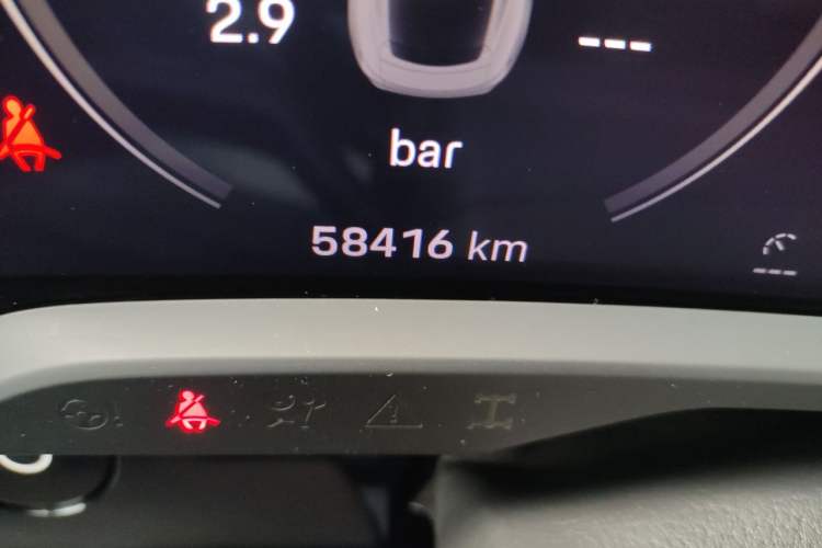 Used Porsche Taycan 2020 Taycan Odometer Close Up