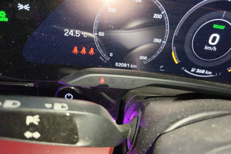 Used Porsche Taycan 2020 Taycan Odometer Close Up