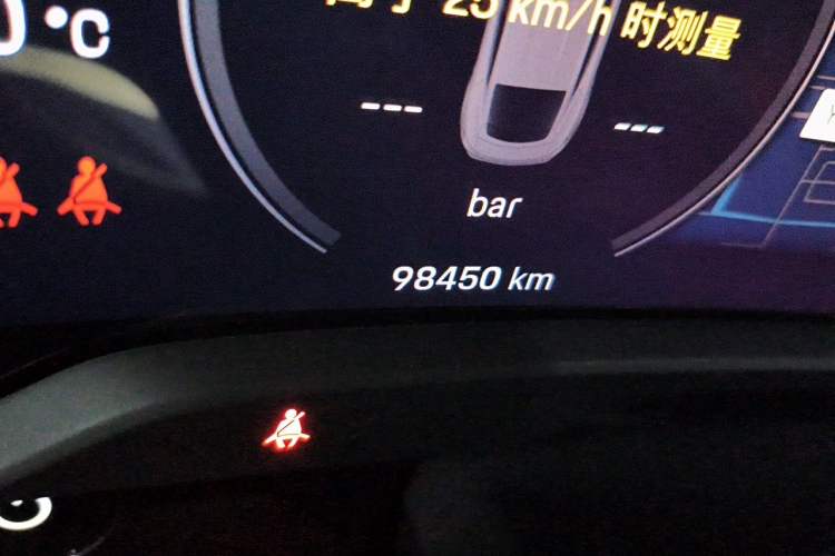 Used Porsche Taycan 2020 Taycan Odometer Close Up