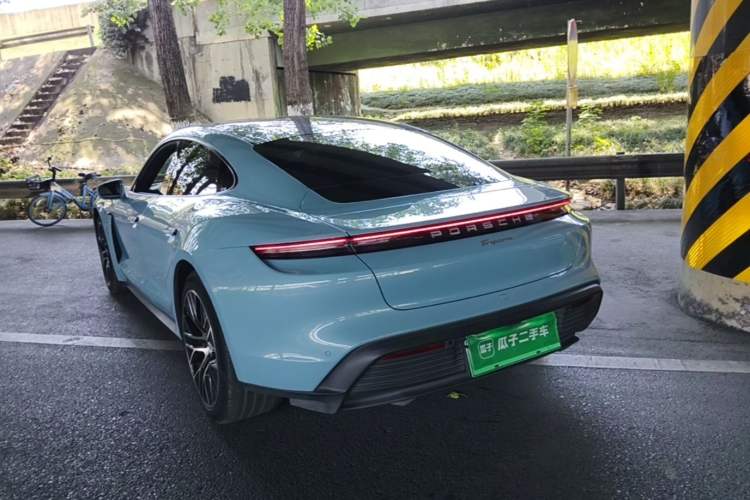 Used Porsche Taycan 2020 Taycan Rear Left 45 Deg