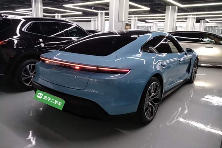Used Porsche Taycan 2020 Taycan Rear Right 45 Deg