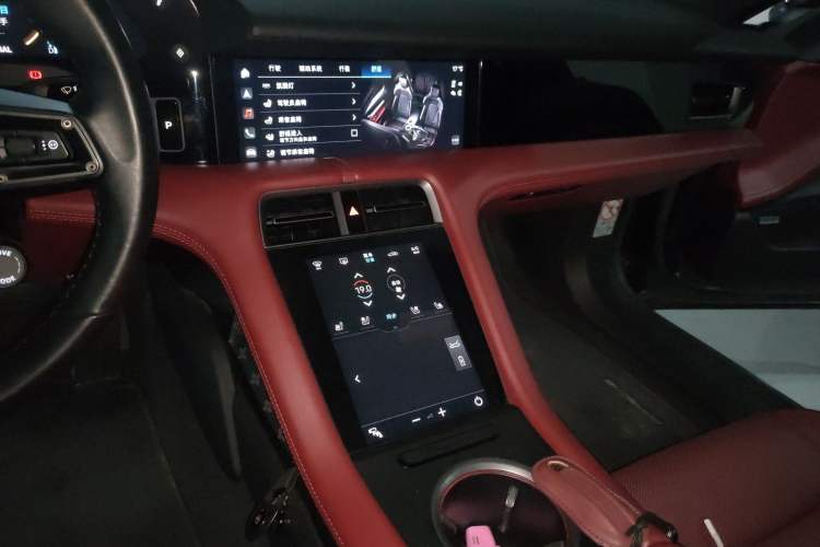 Used Porsche Taycan 2020 Taycan Audio And AC Panel