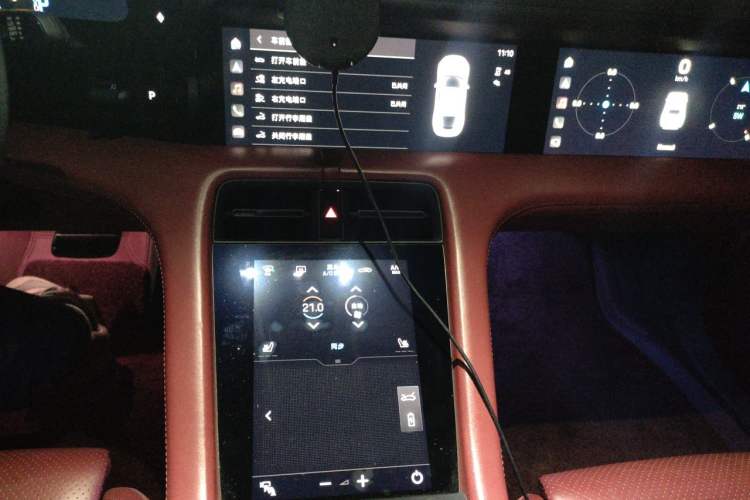 Used Porsche Taycan 2020 Taycan Audio And AC Panel