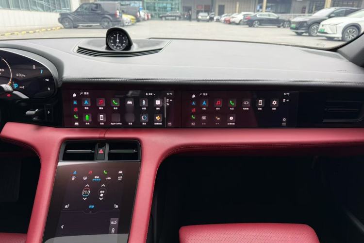 Used Porsche Taycan 2020 Taycan Audio And AC Panel