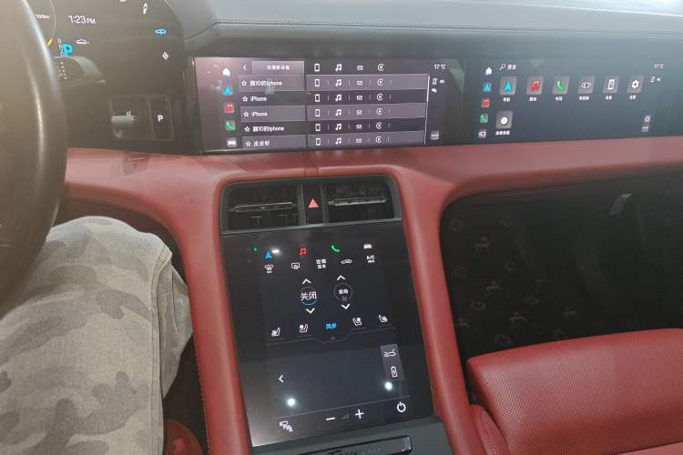 Used Porsche Taycan 2020 Taycan Audio And AC Panel