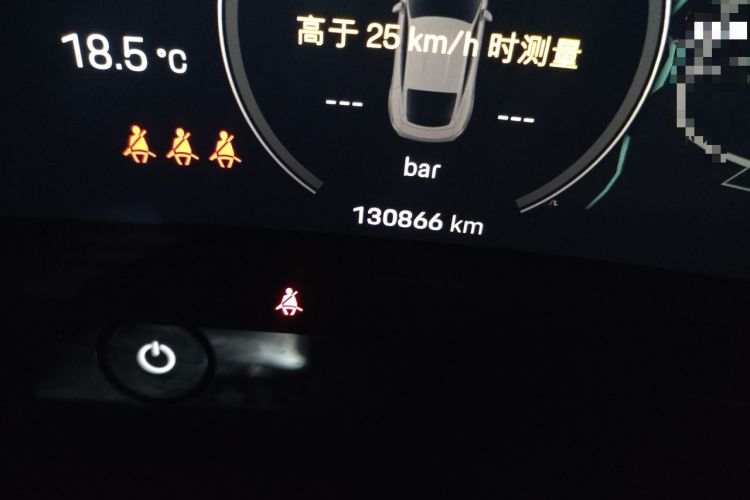 Used Porsche Taycan 2020 Taycan Odometer Close Up