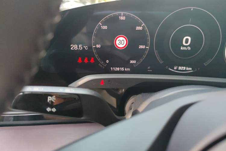 Used Porsche Taycan 2020 Taycan Odometer Close Up