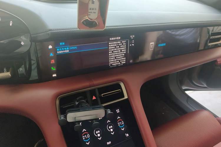 Used Porsche Taycan 2020 Taycan Audio And AC Panel