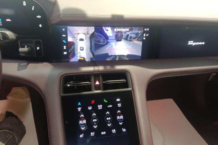 Used Porsche Taycan 2020 Taycan Audio And AC Panel