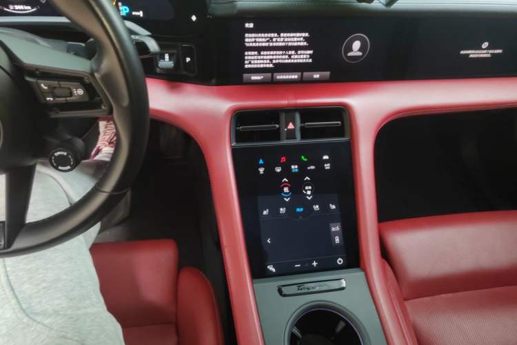 Used Porsche Taycan 2020 Taycan Audio And AC Panel